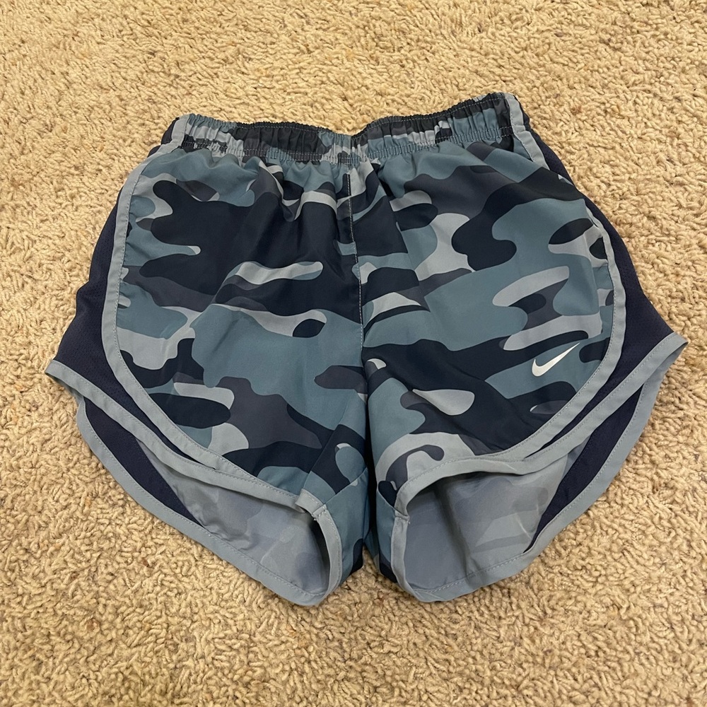 Nike shorts. XS. Blue camo.